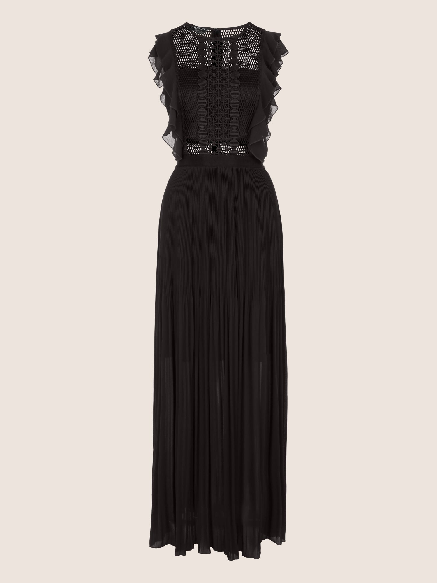 Abendkleid schwarz transparent Clearance